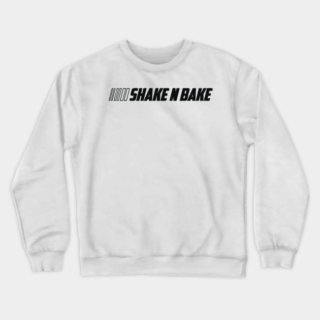 Black Tint Shake and Bake Crewneck Sweatshirt by Pantai Mutun